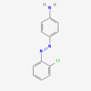 molecular formula C12H10ClN3 B8420158 4-Amino-2'-chloroazobenzene CAS No. 20442-90-4