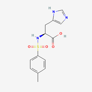 molecular formula C13H15N3O4S B8420189 tosyl-L-histidine 