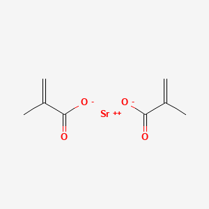 molecular formula C8H10O4Sr B8420207 Strontium (II) methacrylate 