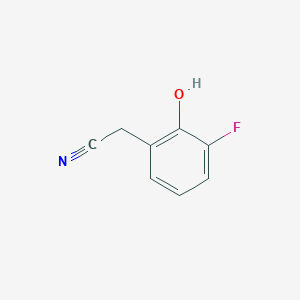 molecular formula C8H6FNO B8420241 (3-Fluoro-2-hydroxyphenyl)acetonitrile 