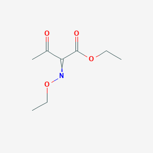 molecular formula C8H13NO4 B8420448 Ethyl 2-ethoxyimino-3-oxobutyrate 