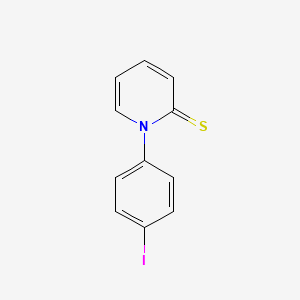 molecular formula C11H8INS B8420513 1-(4-iodophenyl)pyridine-2(1H)-thione 