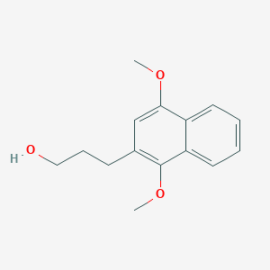 3-(1,4-Dimethoxy-2-naphthyl)propanol