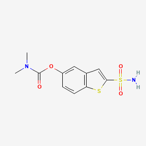 5-N,N-Dimethylcarbamoyloxy-2-sulfamoylbenzo[b]thiophene