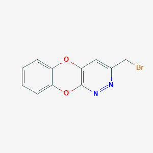 molecular formula C11H7BrN2O2 B8420676 3-(Bromomethyl)[1,4]benzodioxino[2,3-c]pyridazine 