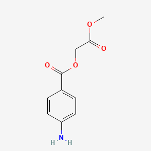 4-Amino-benzoic acid methoxycarbonylmethyl ester