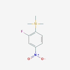 (2-Fluoro-4-nitrophenyl)trimethylsilane