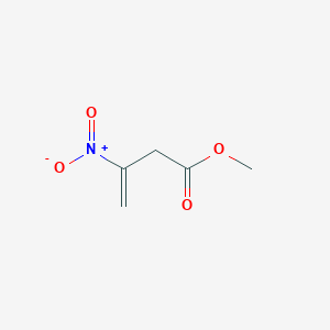 molecular formula C5H7NO4 B8420751 Methyl 3-nitro-but-3-enoate 