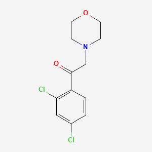 molecular formula C12H13Cl2NO2 B8420759 1-(2,4-Dichlorophenyl)-2-morpholin-4-ylethan-1-one 