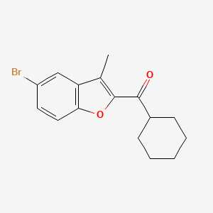 (5-Bromo-3-methyl-1-benzofuran-2-yl)(cyclohexyl)methanone