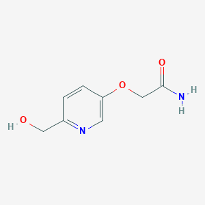 2-(6-Hydroxymethyl-pyridin-3-yloxy)-acetamide