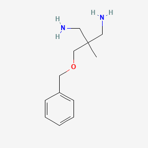 molecular formula C12H20N2O B8420826 2-Benzyloxymethyl-2-methyl-propane-1,3-diamine 