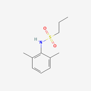 molecular formula C11H17NO2S B8420869 2',6'-Dimethyl-1-propanesulphonanilide 