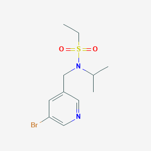 N-((5-Bromopyridin-3-yl)methyl)-N-isopropylethanesulfonamide