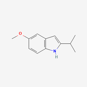 molecular formula C12H15NO B8420879 2-Isopropyl-5-methoxyindole 