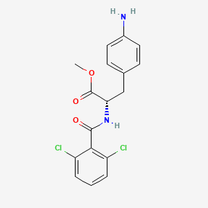 Methyl (S)-3-(4-aminophenyl)-2-(2,6-dichlorobenzamido)propanoate