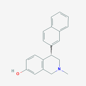 (4S)-2-methyl-4-(naphthalen-2-yl)-1,2,3,4-tetrahydroisoquinolin-7-ol