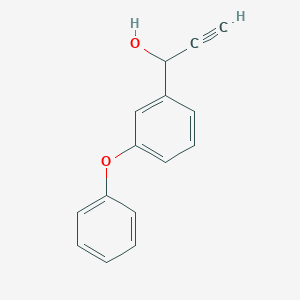 molecular formula C15H12O2 B8420918 3-Phenoxy-alpha-ethynylbenzylalcohol 
