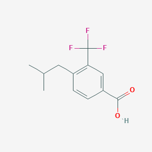 Benzoic acid, 4-(2-methylpropyl)-3-(trifluoromethyl)-
