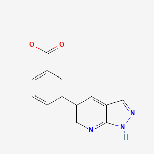 methyl 3-(1H-pyrazolo[3,4-b]pyridin-5-yl)benzoate