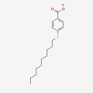 molecular formula C17H26O2S B8420994 4-(Decylthio)benzoic acid 