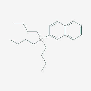 molecular formula C22H34Sn B8421022 2-Tributylstannylnaphthalene 