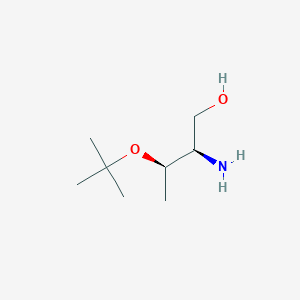 molecular formula C8H19NO2 B8421037 (2R,3R)-2-amino-3-(tert-butoxy)butan-1-ol 