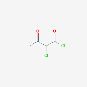 molecular formula C4H4Cl2O2 B8421050 2-Chloroacetoacetic acid chloride 