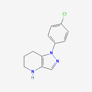 1-(4-chlorophenyl)-4,5,6,7-tetrahydro-1H-pyrazolo[4,3-b]pyridine