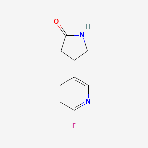 4-(6-Fluoropyridin-3-yl)pyrrolidin-2-one