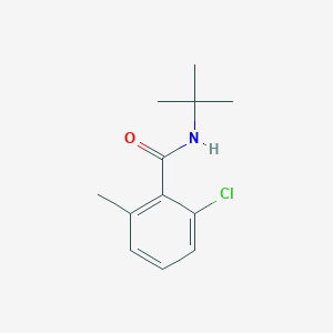 molecular formula C12H16ClNO B8421112 N-tert-butyl-2-chloro-6-methyl-benzamide 