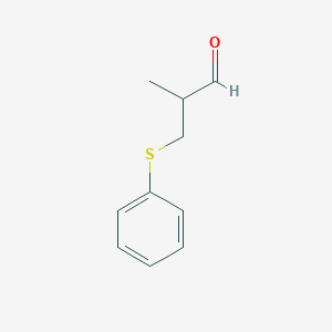 2-Methyl-3-phenylthiopropanal