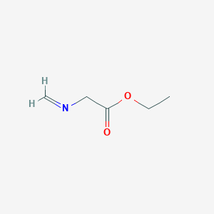 molecular formula C5H9NO2 B8421170 Ethyl 2-(methylideneamino)acetate 