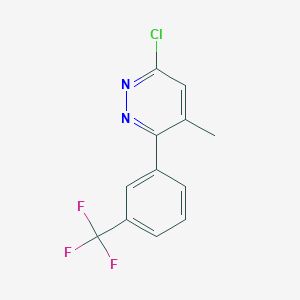 6-Chloro-4-methyl-3-(3-trifluoromethyl-phenyl)-pyridazine