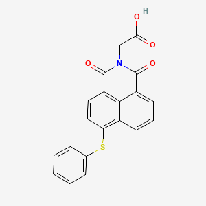 (1,3-dioxo-6-(phenylsulfanyl)-1H-benzo[de]isoquinolin-2(3H)-yl)acetic acid