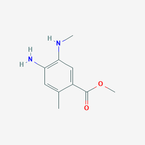 4-Amino-2-methyl-5-(methylamino)benzoic acid methyl ester