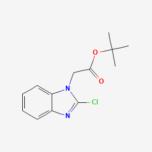 tert-Butyl (2-chloro-benzoimidazol-1-yl)-acetate