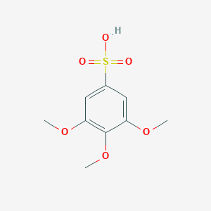 molecular formula C9H12O6S B8421357 3,4,5-Trimethoxybenzenesulfonic acid 