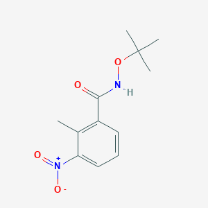 molecular formula C12H16N2O4 B8421371 6-Tert-butyloxycarbamoyl-2-nitrotoluene 