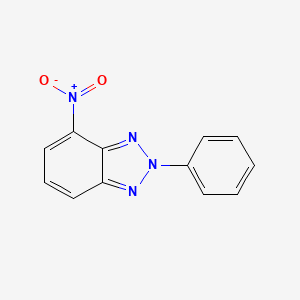 molecular formula C12H8N4O2 B8421372 4-nitro-2-phenyl-2H-benzotriazole CAS No. 31706-24-8