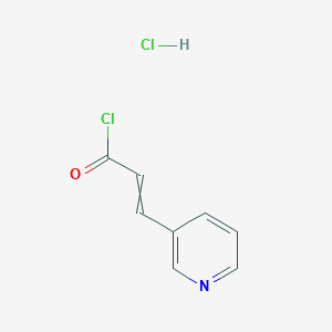 molecular formula C8H7Cl2NO B8421486 3-(3-Pyridyl)acryloyl chloride hydrochloride CAS No. 3272-03-5