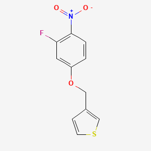 2-Fluoro-4-(3-thienylmethoxy)nitrobenzene