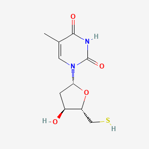 molecular formula C10H14N2O4S B8421536 5'-Thiothymidine 
