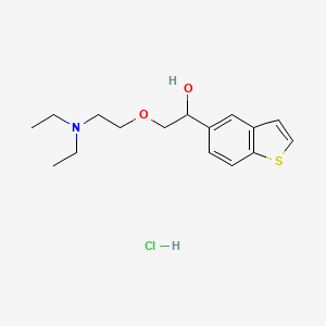 Benzo[b]thiophene-5-methanol, alpha-[[2-(diethylamino)ethoxy]methyl]-, hydrochloride
