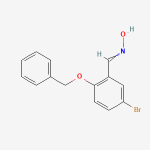 molecular formula C14H12BrNO2 B8421554 2-Benzyloxy-5-bromobenzaldehyde oxime 