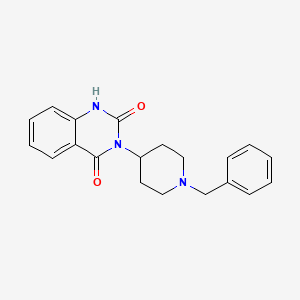molecular formula C20H21N3O2 B8421587 3-(1-benzyl-4-piperidyl)-2,4(1H,3H)-quinazolinedione 