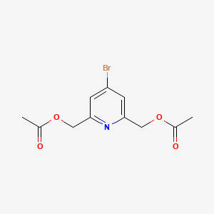 2,6-Bis(acetoxymethyl)-4-bromopyridine