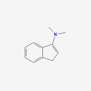 molecular formula C11H13N B8421776 N,N-dimethyl-1H-inden-3-amine 