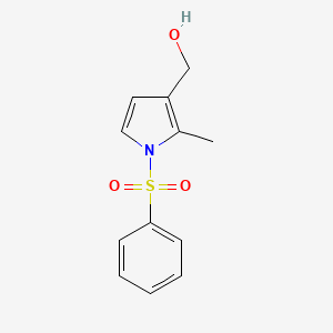 [2-methyl-1-(phenylsulfonyl)-1H-pyrrol-3-yl]methanol