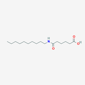 molecular formula C16H31NO3 B8421897 6-Decylamino-6-oxocaproic acid 